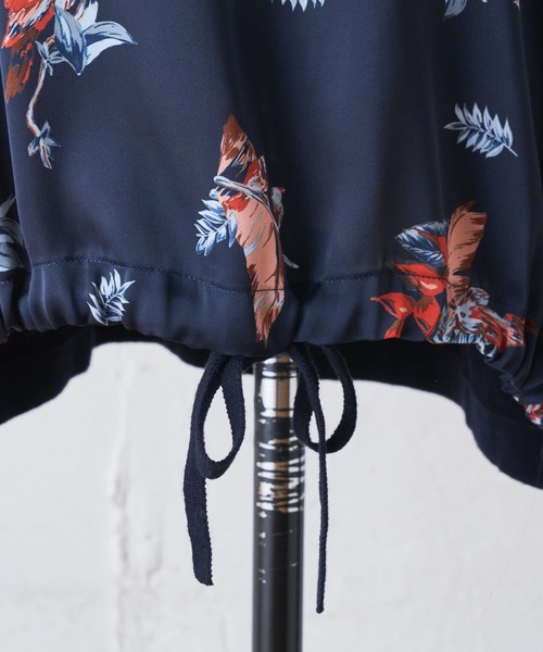 BEARDSLEY（ビアズリー）の「バードリーフプリントニット（ニット/セーター・レディース・ネイビー/ベージュ・FREE）」の12枚目の写真