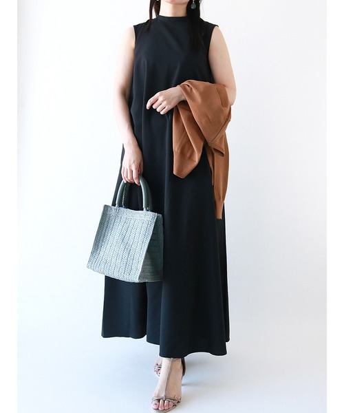 Te chichi（テチチ）の「クルーネックカーディガン（カーディガン/ボレロ・レディース・ブラック/ブラウン/グリーン/キャメル・ﾌﾘ-）」の9枚目の写真