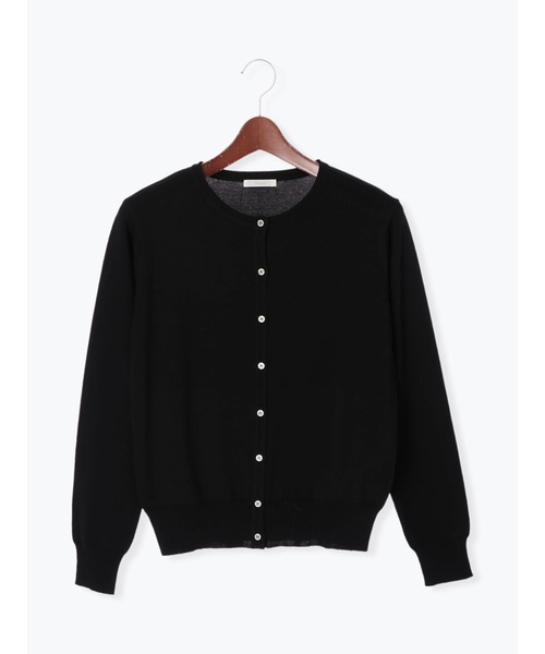 Te chichi（テチチ）の「クルーネックカーディガン（カーディガン/ボレロ・レディース・ブラック/ブラウン/グリーン/キャメル・ﾌﾘ-）」の16枚目の写真