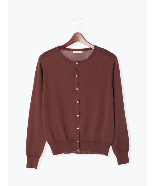 Te chichi（テチチ）の「クルーネックカーディガン（カーディガン/ボレロ・レディース・ブラック/ブラウン/グリーン/キャメル・ﾌﾘ-）」の15枚目の写真