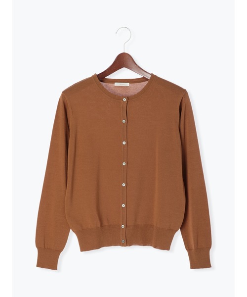 Te chichi（テチチ）の「クルーネックカーディガン（カーディガン/ボレロ・レディース・ブラック/ブラウン/グリーン/キャメル・ﾌﾘ-）」の14枚目の写真
