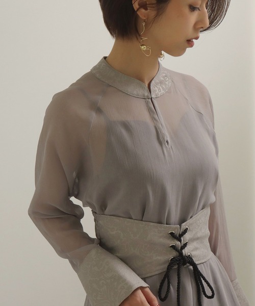 低身長向けサイズ シアーコルセット セットワンピース ワンピース Auli アウリィ のファッション通販 Zozotown