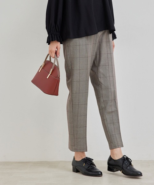 ROPE' PICNIC(ロペピクニック)の「【新色追加】【らくぽか】中空糸テーパードパンツ(その他パンツ・レディース・ブラック/ブラック系その他/ライトグレー/ブラウン/ブラック系その他3/ホワイト系その他・36/38/40)」の6枚目の写真