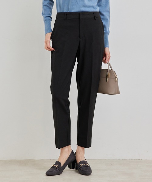 ROPE' PICNIC(ロペピクニック)の「【新色追加】【らくぽか】中空糸テーパードパンツ(その他パンツ・レディース・ブラック/ブラック系その他/ライトグレー/ブラウン/ブラック系その他3/ホワイト系その他・36/38/40)」の3枚目の写真