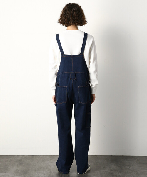 Purple&Yellow(パープルアンドイエロー)の「デニムオーバーオール(サロペット/オーバーオール・メンズ・ワンウォッシュ/ライトインディゴブルー・SMALL/MEDIUM/LARGE)」の15枚目の写真
