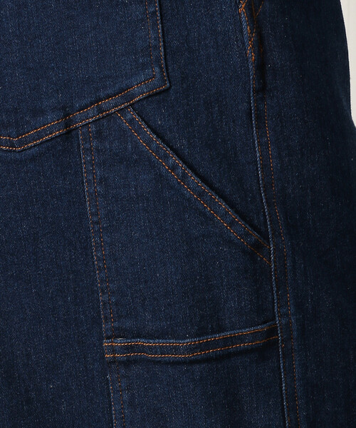 Purple&Yellow(パープルアンドイエロー)の「デニムオーバーオール(サロペット/オーバーオール・メンズ・ワンウォッシュ/ライトインディゴブルー・SMALL/MEDIUM/LARGE)」の14枚目の写真