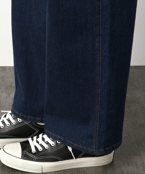 Purple&Yellow(パープルアンドイエロー)の「デニムオーバーオール(サロペット/オーバーオール・メンズ・ワンウォッシュ/ライトインディゴブルー・SMALL/MEDIUM/LARGE)」の16枚目の写真