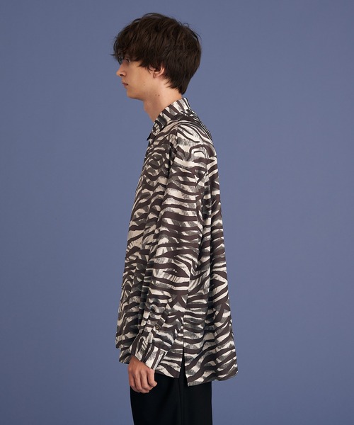UP START（アップスタート）の「ASSORT PATTERN SHIRTS/アソート総柄シャツ / COSMIC/GRADATION ZEEBRA/GEOMETRIC SHIRTS（シャツ/ブラウス・メンズ・ネイビー/ブラック/ブルー/レッド/オフホワイト・MEDIUM/LARGE）」の11枚目の写真