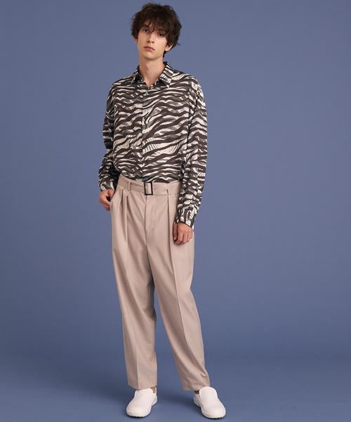UP START（アップスタート）の「ASSORT PATTERN SHIRTS/アソート総柄シャツ / COSMIC/GRADATION ZEEBRA/GEOMETRIC SHIRTS（シャツ/ブラウス・メンズ・ネイビー/ブラック/ブルー/レッド/オフホワイト・MEDIUM/LARGE）」の7枚目の写真