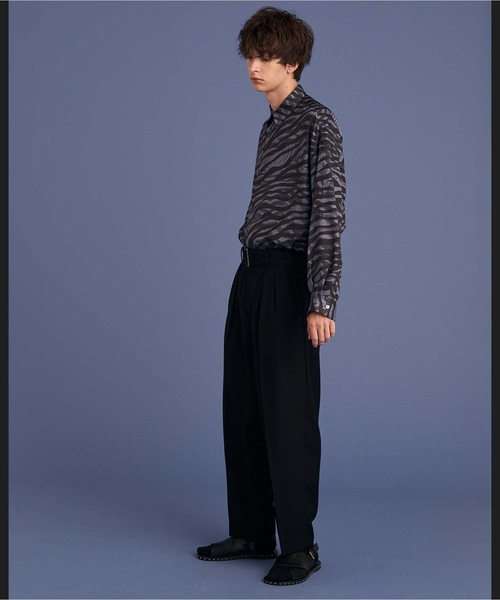 UP START（アップスタート）の「ASSORT PATTERN SHIRTS/アソート総柄シャツ / COSMIC/GRADATION ZEEBRA/GEOMETRIC SHIRTS（シャツ/ブラウス・メンズ・ネイビー/ブラック/ブルー/レッド/オフホワイト・MEDIUM/LARGE）」の17枚目の写真