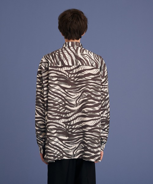 UP START（アップスタート）の「ASSORT PATTERN SHIRTS/アソート総柄シャツ / COSMIC/GRADATION ZEEBRA/GEOMETRIC SHIRTS（シャツ/ブラウス・メンズ・ネイビー/ブラック/ブルー/レッド/オフホワイト・MEDIUM/LARGE）」の12枚目の写真