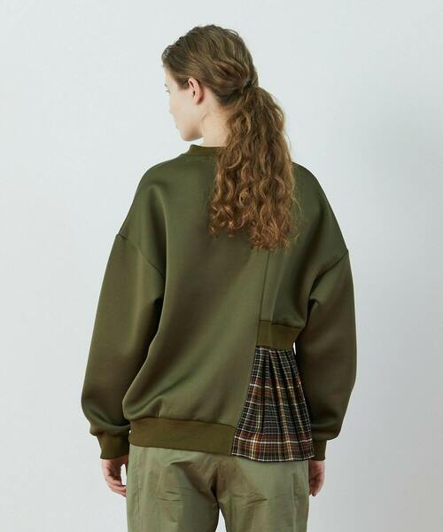 FRAPBOIS（フラボア）の「T/Rプリーツ カットソー（Tシャツ/カットソー・レディース・カーキ/ブラック・1）」の20枚目の写真