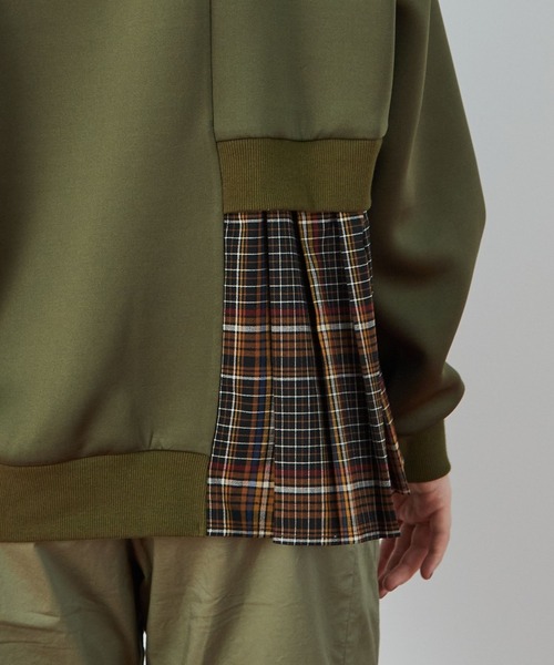 FRAPBOIS（フラボア）の「T/Rプリーツ カットソー（Tシャツ/カットソー・レディース・カーキ/ブラック・1）」の21枚目の写真