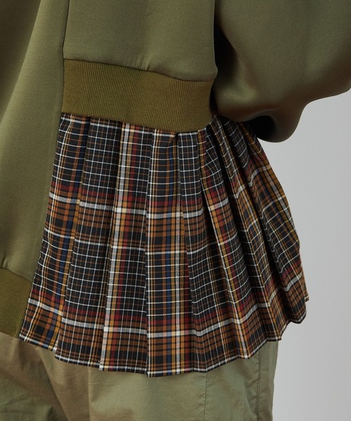 FRAPBOIS（フラボア）の「T/Rプリーツ カットソー（Tシャツ/カットソー・レディース・カーキ/ブラック・1）」の13枚目の写真