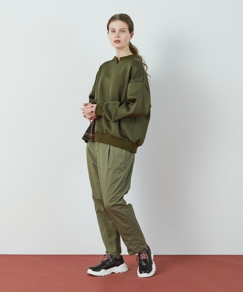 FRAPBOIS（フラボア）の「T/Rプリーツ カットソー（Tシャツ/カットソー・レディース・カーキ/ブラック・1）」の10枚目の写真