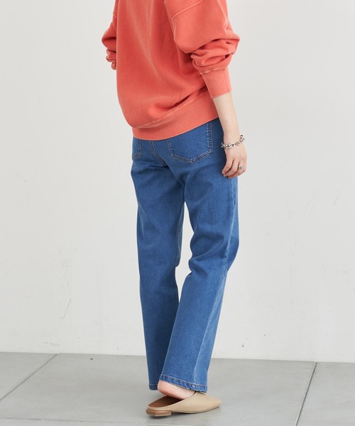 CIAOPANIC TYPY（チャオパニックティピー）の「【TYPYDENIM】あったかフレアパンツ（デニムパンツ・レディース・ブルー/ブラック・SMALL/MEDIUM/LARGE）」の5枚目の写真