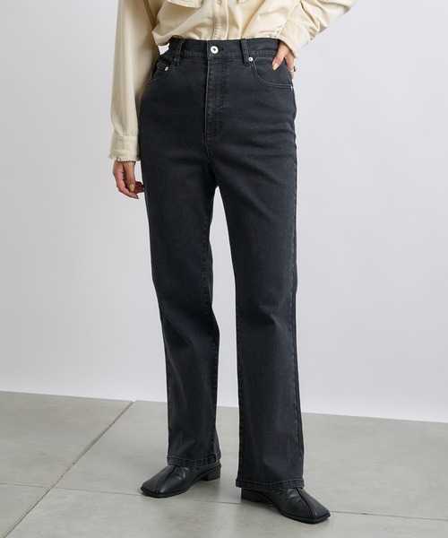 CIAOPANIC TYPY（チャオパニックティピー）の「【TYPYDENIM】あったかフレアパンツ（デニムパンツ・レディース・ブルー/ブラック・SMALL/MEDIUM/LARGE）」の18枚目の写真