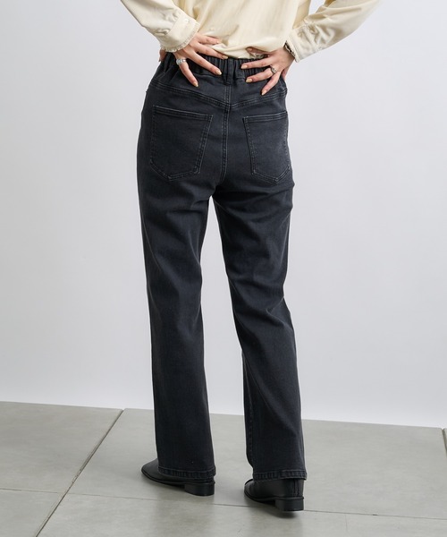 CIAOPANIC TYPY（チャオパニックティピー）の「【TYPYDENIM】あったかフレアパンツ（デニムパンツ・レディース・ブルー/ブラック・SMALL/MEDIUM/LARGE）」の21枚目の写真