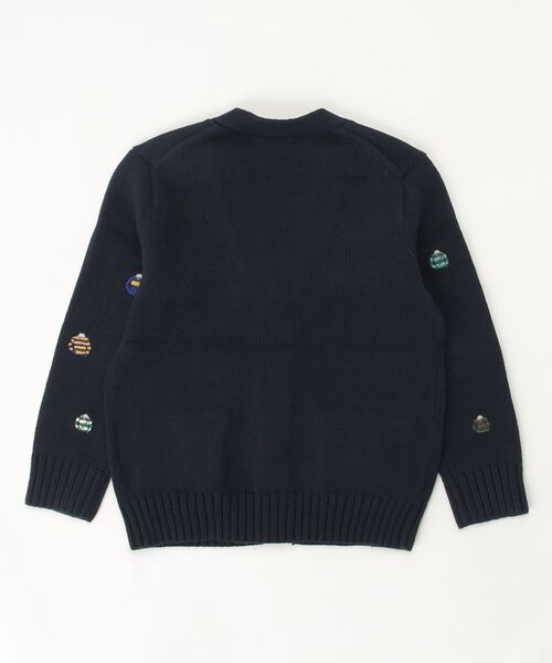 POLO RALPH LAUREN CHILDRENSWEAR(ポロ ラルフ ローレン チルドレンズウェア)の「ラグビーエンブロイダード コットン カーディガン(カーディガン/ボレロ・キッズ・ブルー・4/6/7)」の3枚目の写真