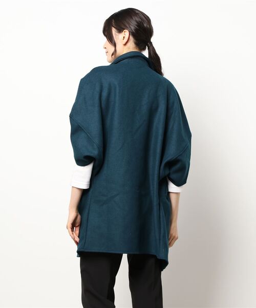 INASTUDIOS（イーナストゥディオス）の「ポンチョコート（ポンチョ・レディース・グリーン/ベージュ・X-LARGE/SMALL/MEDIUM/LARGE）」の11枚目の写真