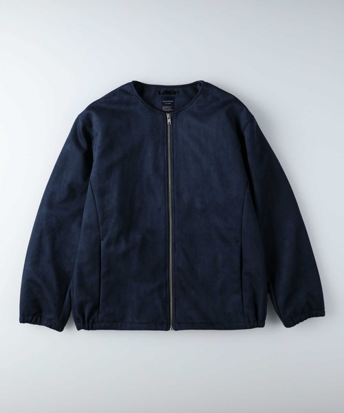 BACK NUMBER（バックナンバー）の「【BACK NUMBER】フェイクスウェードブルゾン（ブルゾン・メンズ・ネイビー/ライトベージュ・M/L/XL）」の14枚目の写真