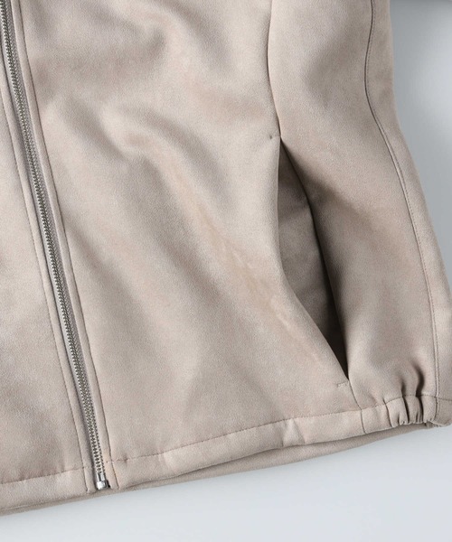 BACK NUMBER（バックナンバー）の「【BACK NUMBER】フェイクスウェードブルゾン（ブルゾン・メンズ・ネイビー/ライトベージュ・M/L/XL）」の10枚目の写真