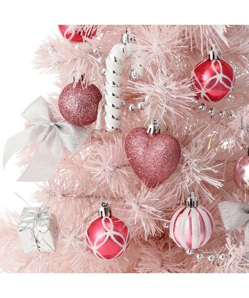 Francfranc(フランフラン)の「クリスマスツリー スターターセット 60cm ピンク(インテリア雑貨・レディース・ピンク・FREE)」の9枚目の写真