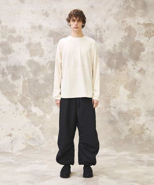 PUBLIC TOKYO（パブリックトウキョウ）の「ポリカルゼバルーンワイドカーゴパンツ（カーゴパンツ・メンズ・ブラック/ベージュ・1/2）」の12枚目の写真