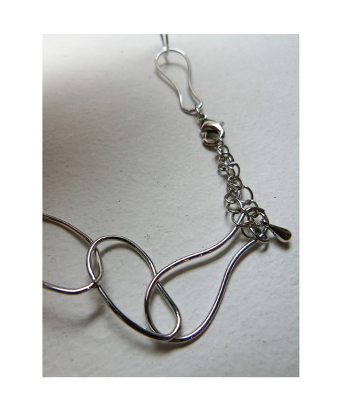ulu(ウル)の「Oval design nuance chain Necklace(ネックレス・レディース・シルバー・FREE)」の2枚目の写真
