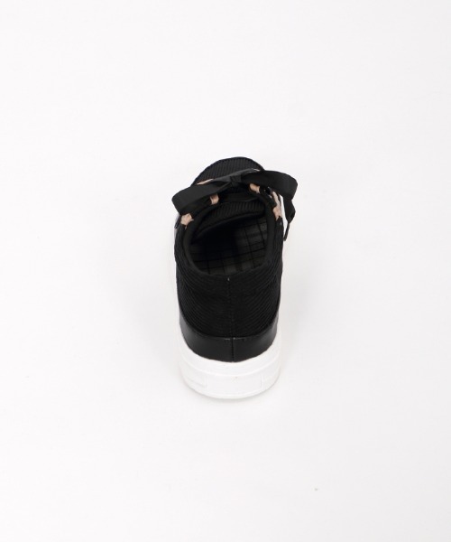 axes femme（アクシーズファム）の「コーデュロイスニーカー（スニーカー・レディース・ブラック/ワイン/ベージュ・LARGE/MEDIUM）」の21枚目の写真