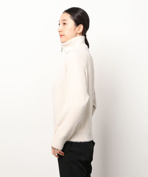 NEUNA（ヌナ）の「モヘアシャギーハーフジップニット（ニット/セーター
