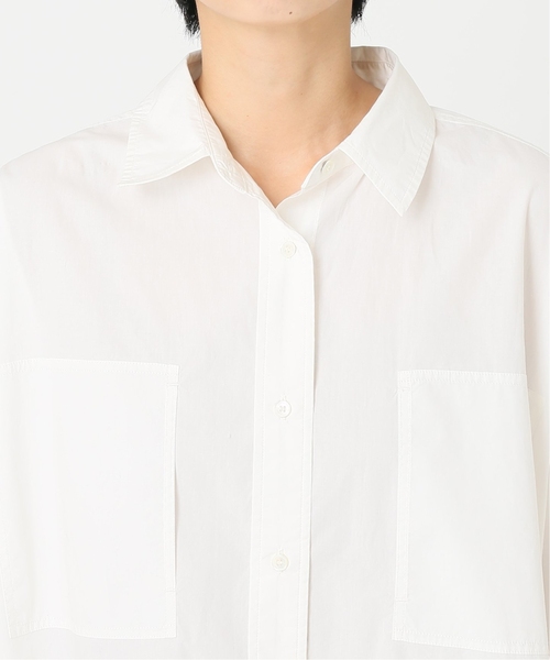 JOURNAL STANDARD relume（ジャーナルスタンダード　レリューム）の「《追加》コットンタイプライターボクシーシャツ◆（シャツ/ブラウス・レディース・ネイビー/ブルー・FREE）」の19枚目の写真