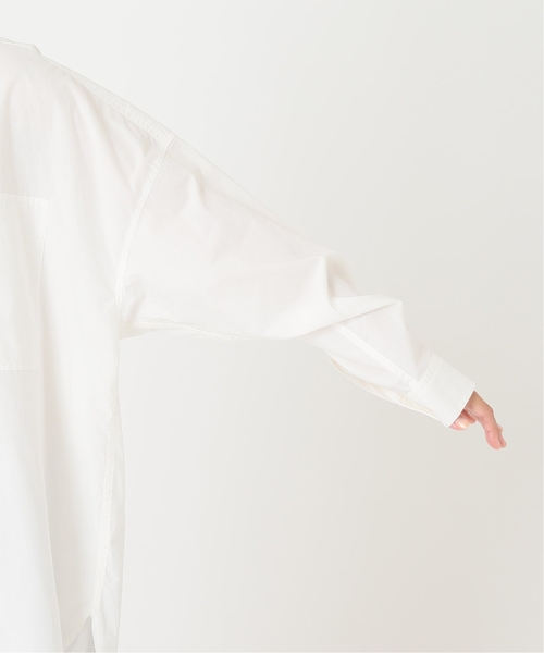 JOURNAL STANDARD relume（ジャーナルスタンダード　レリューム）の「《追加》コットンタイプライターボクシーシャツ◆（シャツ/ブラウス・レディース・ネイビー/ブルー・FREE）」の21枚目の写真