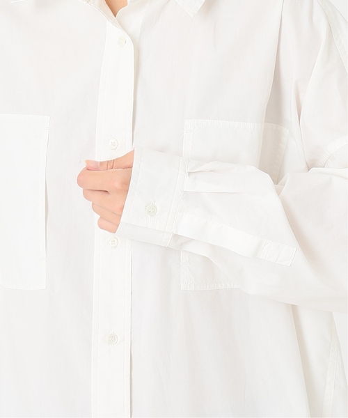 JOURNAL STANDARD relume（ジャーナルスタンダード　レリューム）の「《追加》コットンタイプライターボクシーシャツ◆（シャツ/ブラウス・レディース・ネイビー/ブルー・FREE）」の22枚目の写真