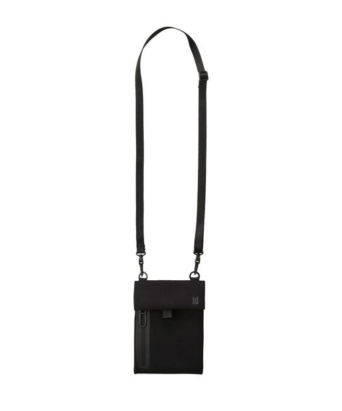 TRAVEL SHOP MILESTO(トラベルショップミレスト)の「LIKID モバイルサコッシュ(ショルダーバッグ・レディース・ライトグレー/ブルーグリーン/ブラック・フリ-)」の2枚目の写真