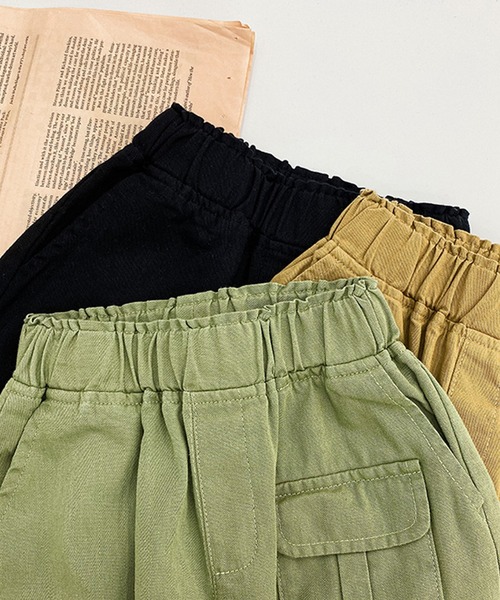 aimoha（アイモハ）の「【aimoha-KIDS-】【新作】 子供服 ビッグポケット裾絞りカーゴパンツ（カーゴパンツ・キッズ・ダークベージュ/ブラック/カーキ・110/100/130/140/120/90/80）」の19枚目の写真