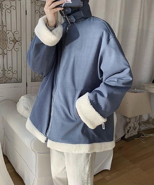 NOWLE（ノウル）の「【NOWLE】フェイクムートンコート/B-3 ボア