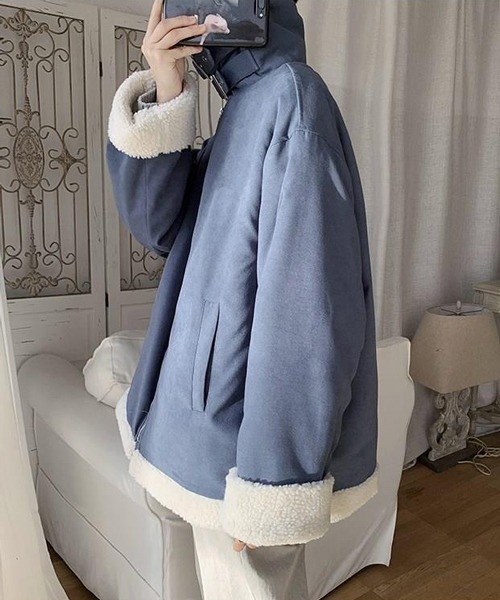 NOWLE（ノウル）の「【NOWLE】フェイクムートンコート/B-3 ボア