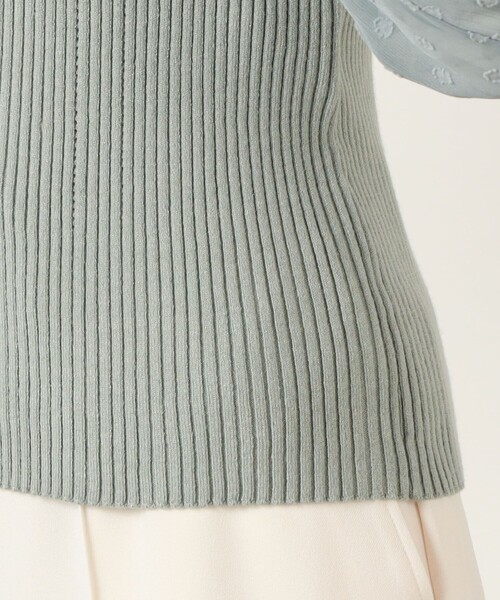 Torrazzo Donna（トラッゾドンナ）の「◇【WEB限定】【TORRAZZO DONNA/ トラッゾドンナ】バルーンシフォンドットニット（ニット/セーター・レディース・キナリ/グレイッシュブルー/ワイン/ブラック・FREE）」の18枚目の写真