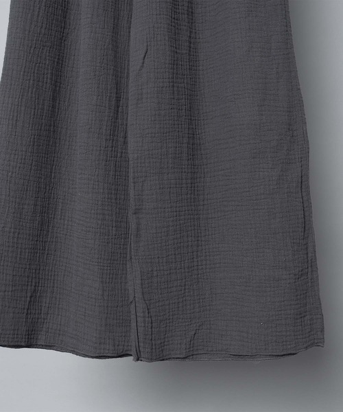 Lepidos（レピドス）の「【 Lepidos / レピドス 】 GAUZE LAZY PANTS / ガーゼレイジーパンツ（その他パンツ・レディース・ダークグレー/イエロー・FREE）」の8枚目の写真