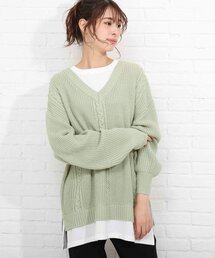SHOO・LA・RUE | バックレースアップニット(ニット/セーター)