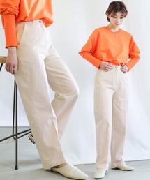 select MOCA | 2022 SS カラーツイルセンタープレスパンツ(スラックス)