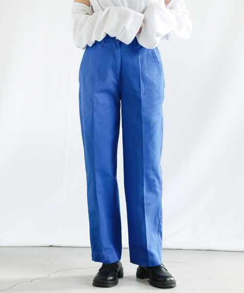 mocaページ select MOCA（セレクトモカ）の「カラーツイルセンタープレスパンツ