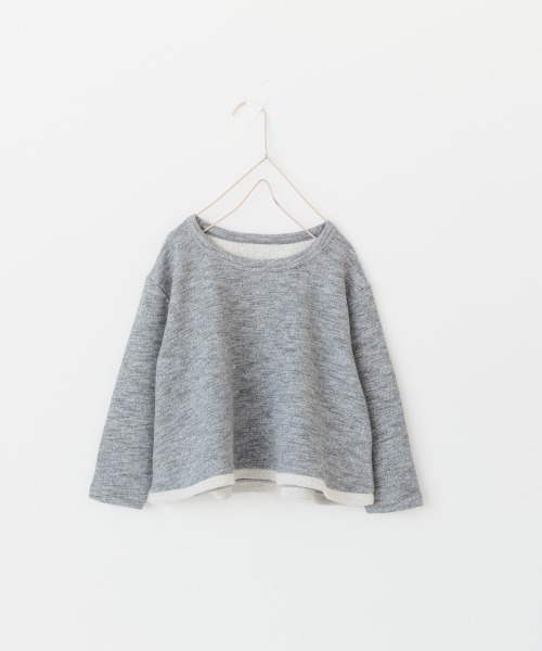 LOWRYS FARM（ローリーズファーム）の「ウラケショートプルオーバー　261175（Tシャツ/カットソー・キッズ・ライトグレー/グレー・110cm/120cm/130cm/140cm/150cm）」の6枚目の写真