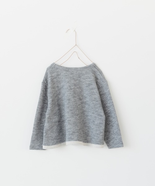 LOWRYS FARM（ローリーズファーム）の「ウラケショートプルオーバー　261175（Tシャツ/カットソー・キッズ・ライトグレー/グレー・110cm/120cm/130cm/140cm/150cm）」の3枚目の写真