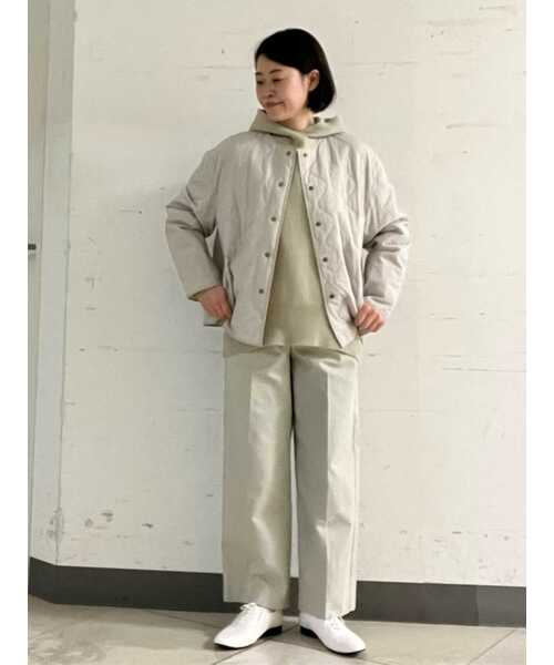 human woman（ヒューマンウーマン）の「◆コットンセミワイドパンツ（その他パンツ・レディース・カーキ/グレー系その他・MEDIUM/X-SMALL/SMALL/LARGE）」の19枚目の写真