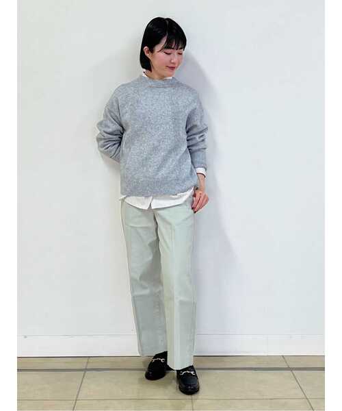 human woman（ヒューマンウーマン）の「◆コットンセミワイドパンツ（その他パンツ・レディース・カーキ/グレー系その他・MEDIUM/X-SMALL/SMALL/LARGE）」の18枚目の写真
