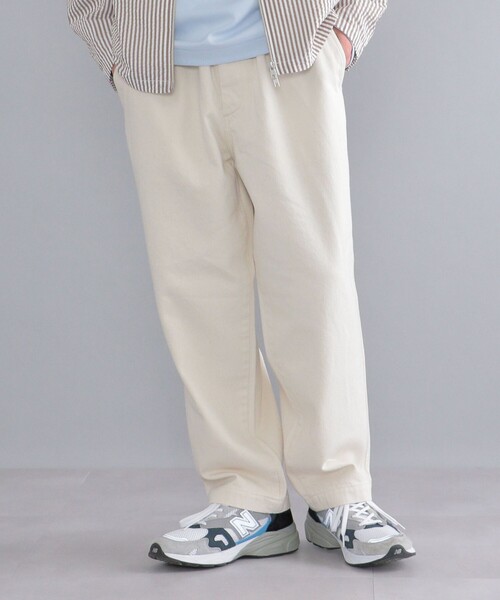 SHIPS（シップス）の「SHIPS:MADE IN JAPAN デニム ワイド イージーパンツ（デニムパンツ・メンズ・ナチュラル/ネイビー/ライトブルー・SMALL/MEDIUM/LARGE/X-LARGE）」の2枚目の写真