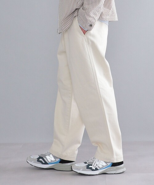 SHIPS（シップス）の「SHIPS:MADE IN JAPAN デニム ワイド イージーパンツ（デニムパンツ・メンズ・ナチュラル/ネイビー/ライトブルー・SMALL/MEDIUM/LARGE/X-LARGE）」の5枚目の写真