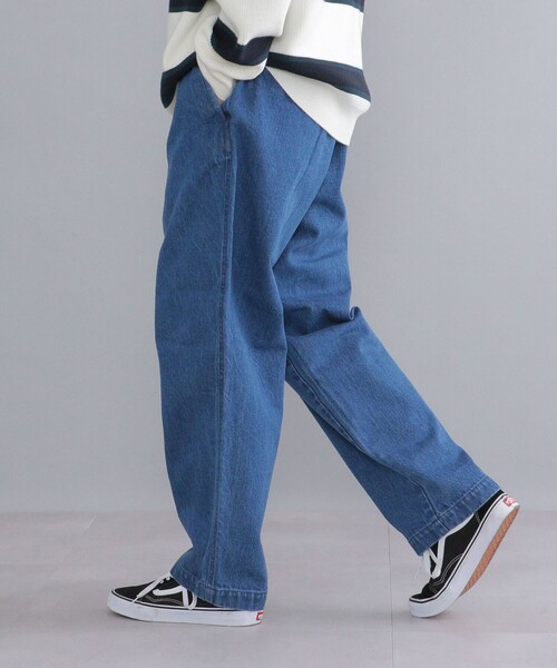 こ*も様 新品　13,200円　SHIPS　シップス　ジーンズ　デニム　ジーパン SHIPS ジーンズ デニム デニムパンツ 「洗濯機可能」パッチ